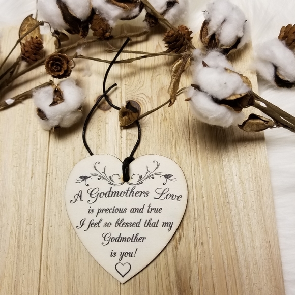 Very nice Godmother wood hanging sign - Picture 4 of 6